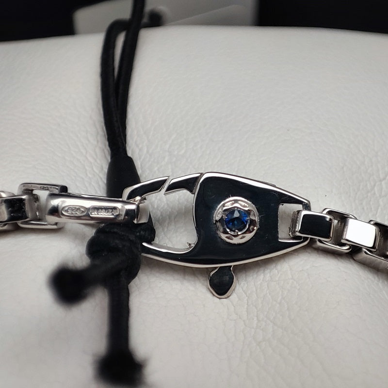 Bracciale CHIMENTO in Argento 925 con Piastra Centrale Rosè e