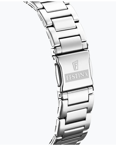 OROLOGIO FESTINA BOYFRIEND F16719/1 BIANCO CON CINTURINO IN ACCIAIO, DONNA