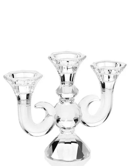 OTTAVIANI - Candeliere in cristallo tre fiamme