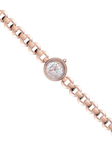 OTTAVIANI Orologio Donna Solo Tempo Quadrante Madreperla Rose Gold e Cristalli Bianchi