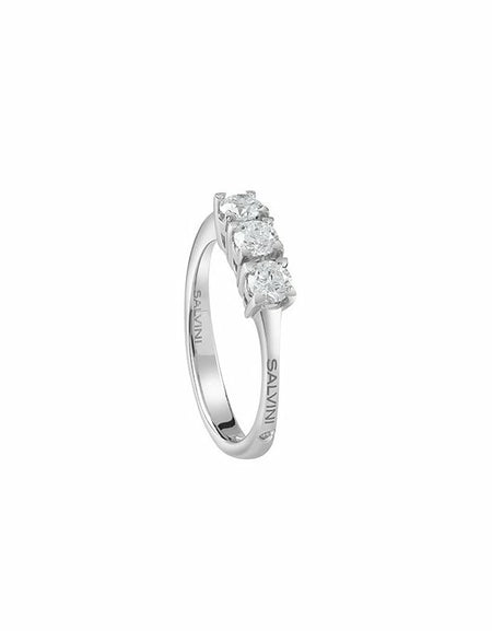 Anello Donna SALVINI Battito Trilogy in Oro bianco 18k e Diamanti