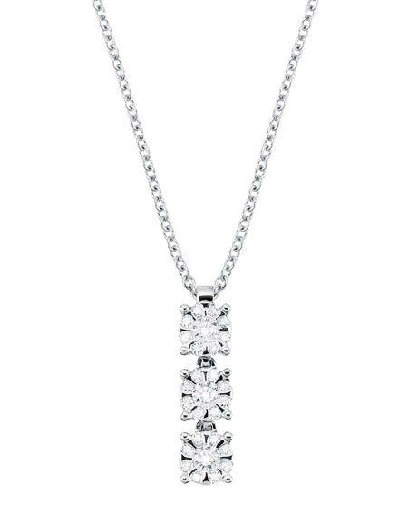 Collana Donna SALVINI Daphne Trilogy in Oro Bianco e Diamanti