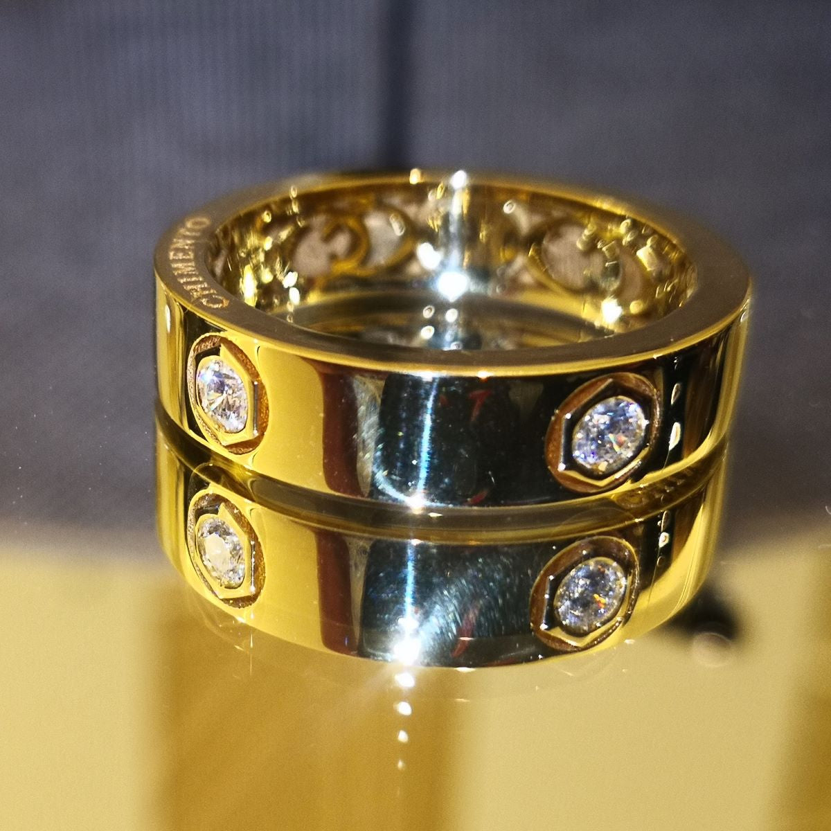 Anello Fascia Oro Giallo Anello A Fascia CHIMENTO Armillas Be Mine