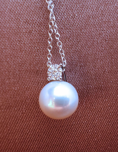 Collana Donna SALVINI Daphne con Perla pendente e Diamanti