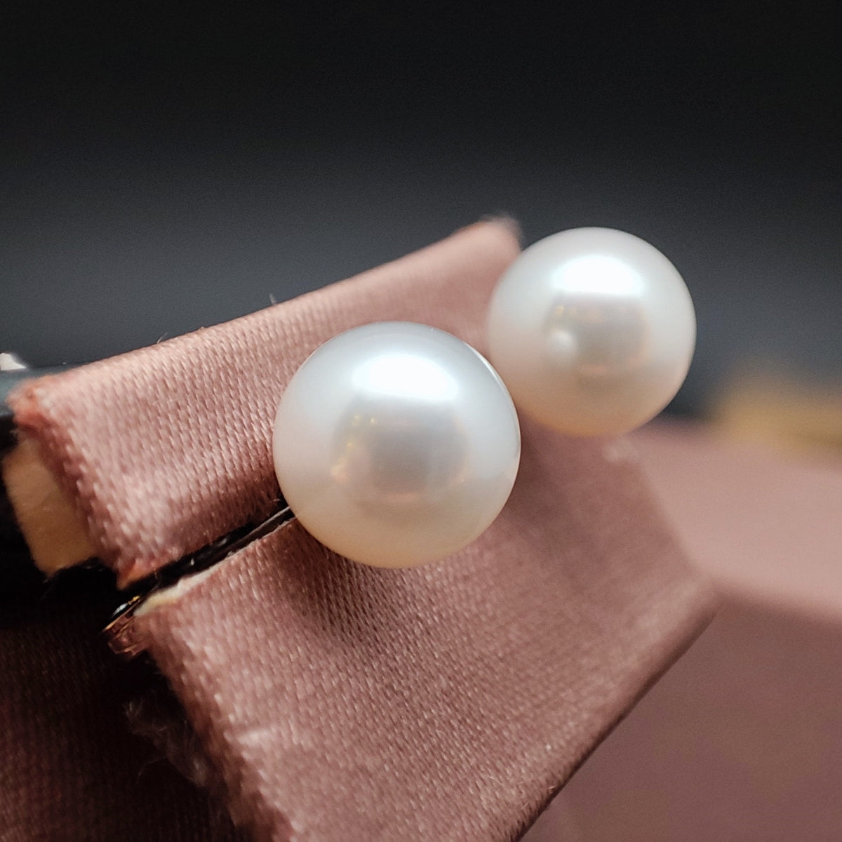 Orecchini Donna SALVINI Java in Oro Bianco e Perle 8-8,5 mm