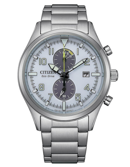 CITIZEN Orologio Uomo Classic Crono 7028 Bianco