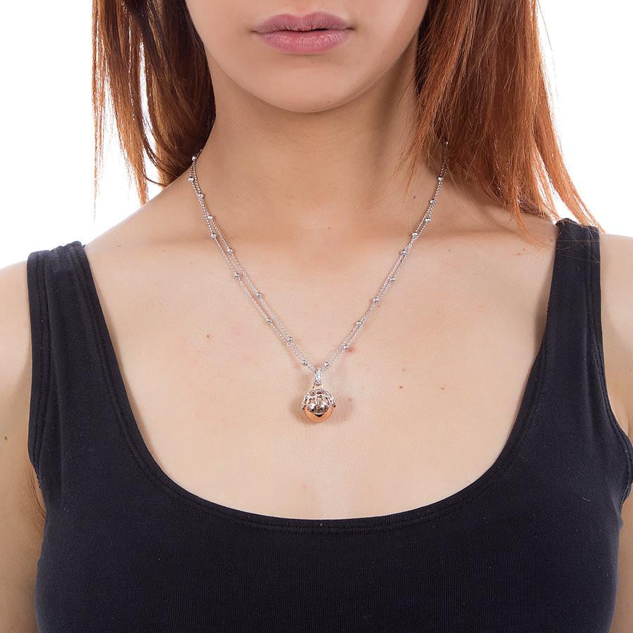Collana Amen chiama angeli con zirconi Collana Amen chiama angeli con zirconi