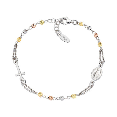 Bracciali Donna: Bracciale Rosario Cristalli Rossi Bracciali Donna: Bracciale Rosario Cristalli Rossi
