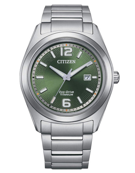 CITIZEN Orologio Uomo Super Titanio Solotempo 1641 Verde