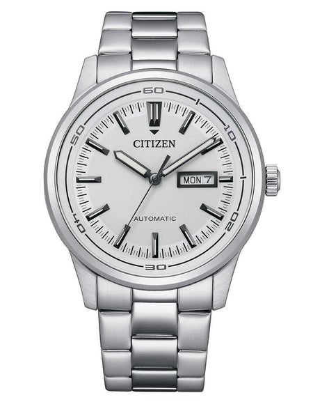CITIZEN Orologio Uomo Meccanico Automatico Solotempo 8400 Bianco