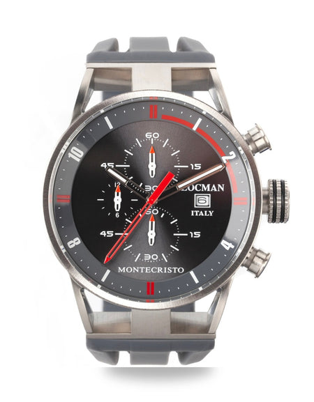 LOCMAN Orologio Uomo Montecristo Classic Cronografo Grigio