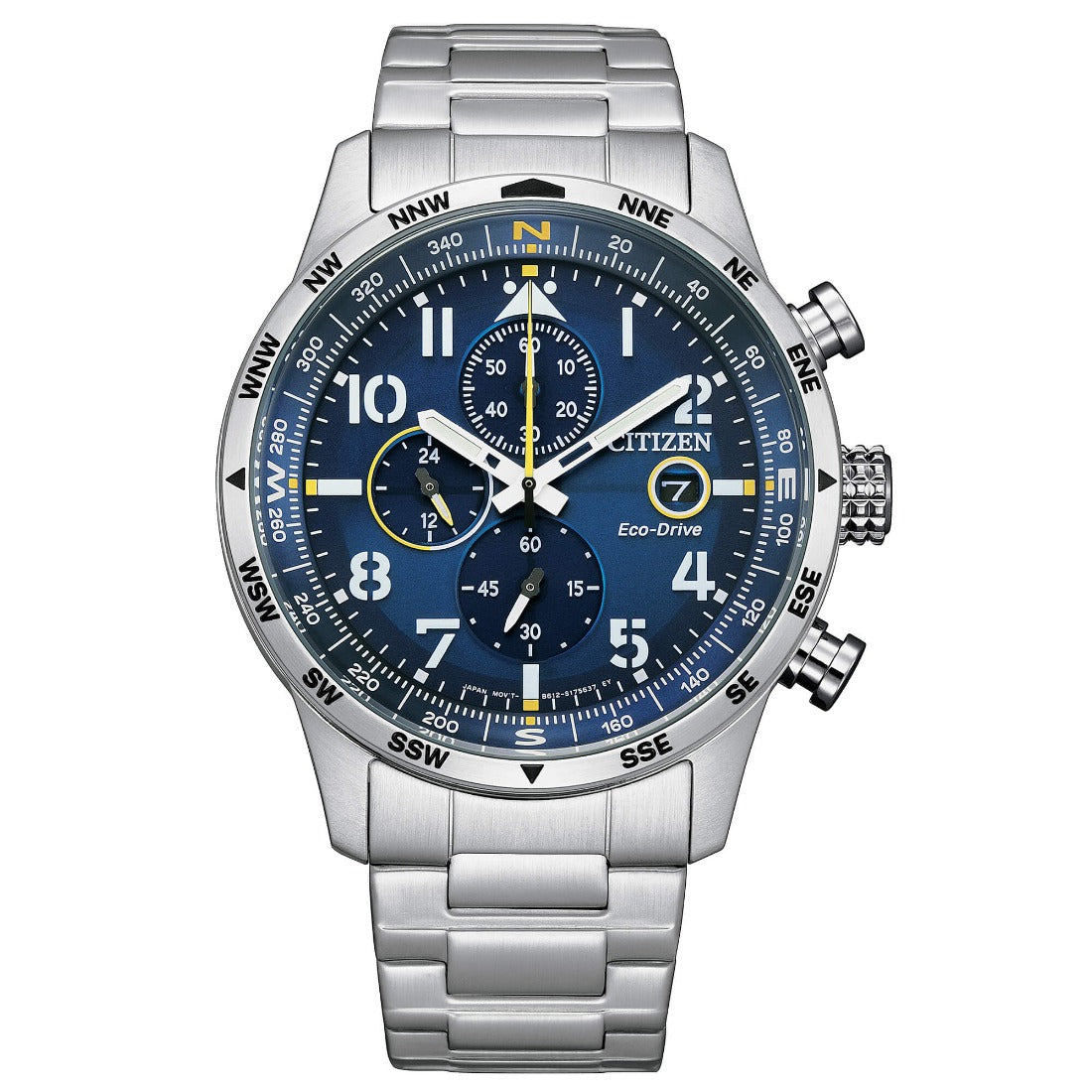 CITIZEN Orologio Uomo Aviator Blu 0790
