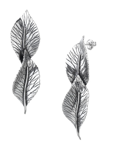 SUALI Orecchini Donna Pendenti "Naturalis" in Argento 925