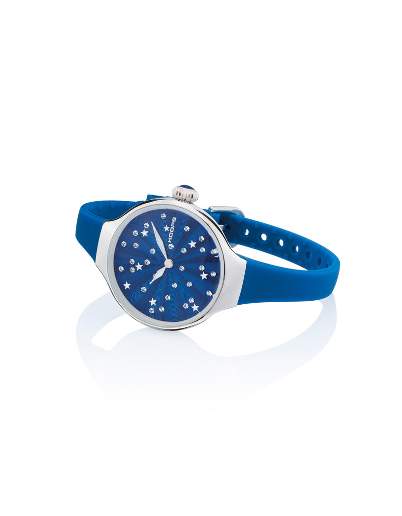 HOOPS Orologio Nouveau Chérie Sliding Star Classic Blu