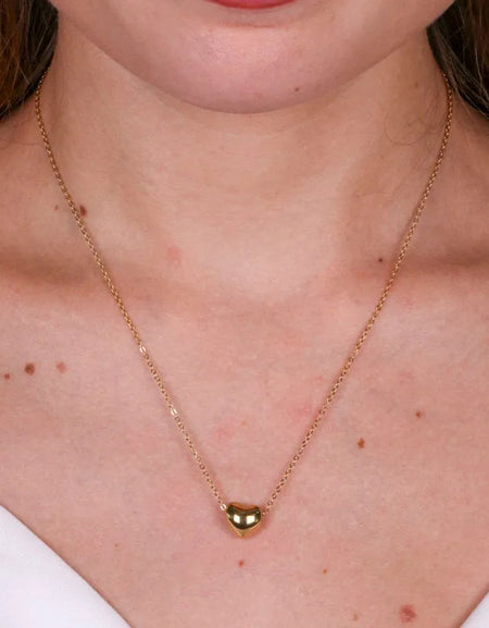 COEUR DE MER Collana in Acciaio con cuore pendente