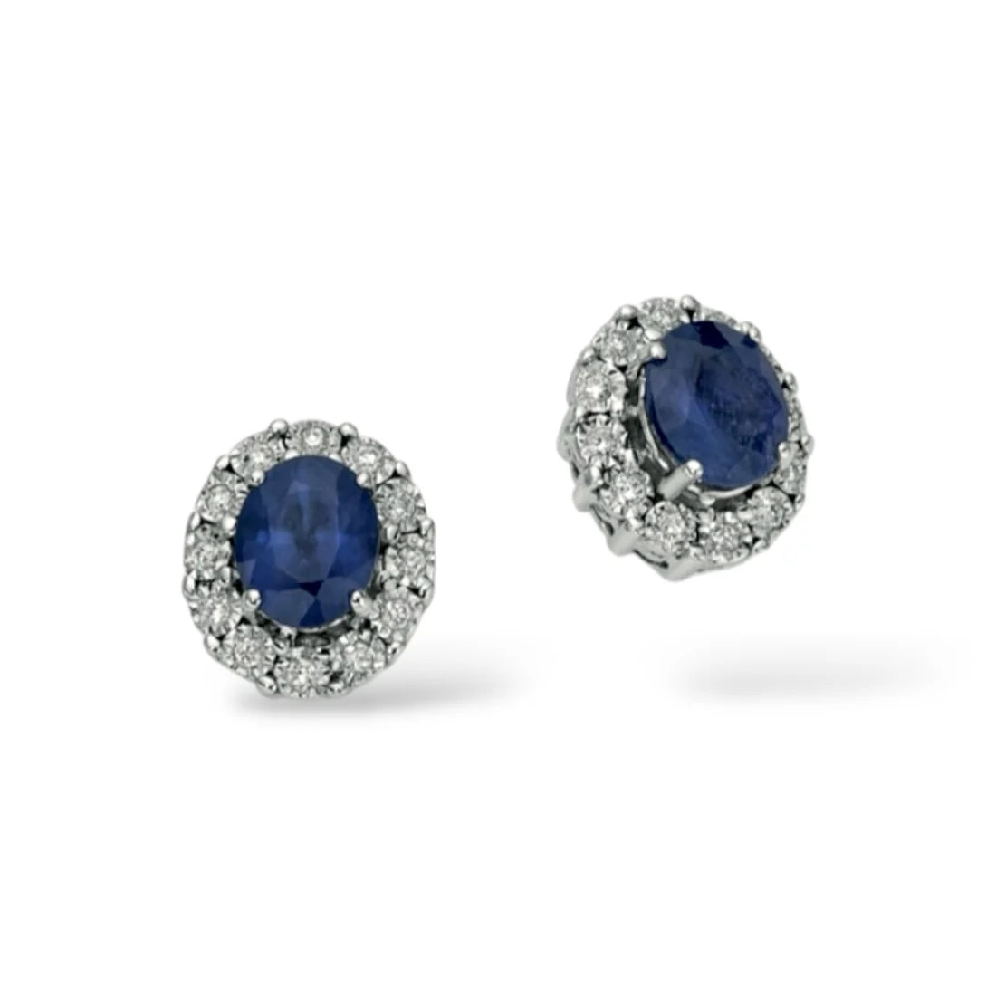 OROGIOIA Orecchini con zaffiri in oro 9 kt