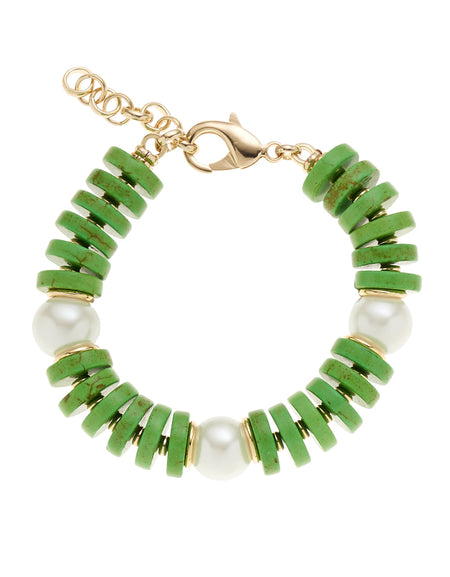 OTTAVIANI Bracciale donna Moda Dorato con Perle e Perline