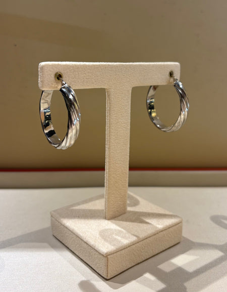 Orecchini a Cerchio in Argento 925