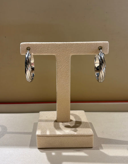 Orecchini a Cerchio in Argento 925