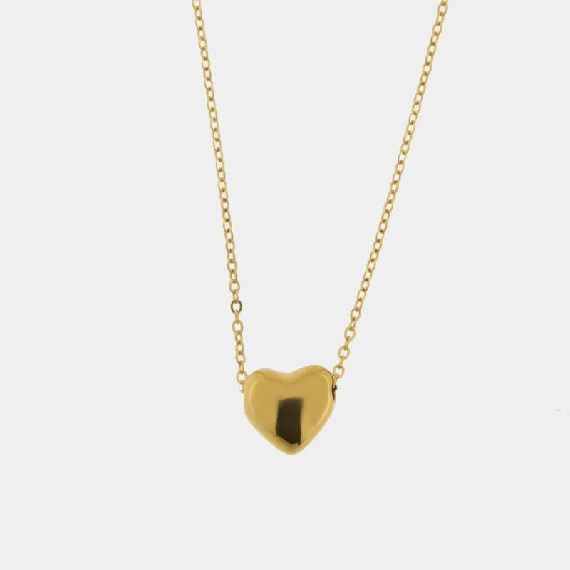 COEUR DE MER Collana in Acciaio con cuore pendente