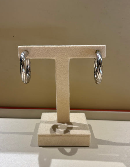 Orecchini a Cerchio in Argento 925