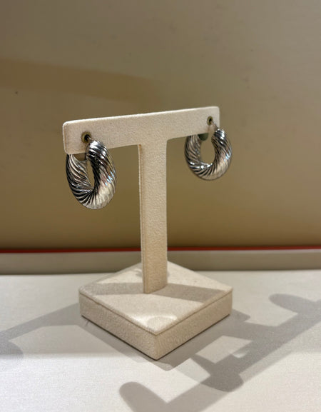 Orecchini a Cerchio in Argento 925