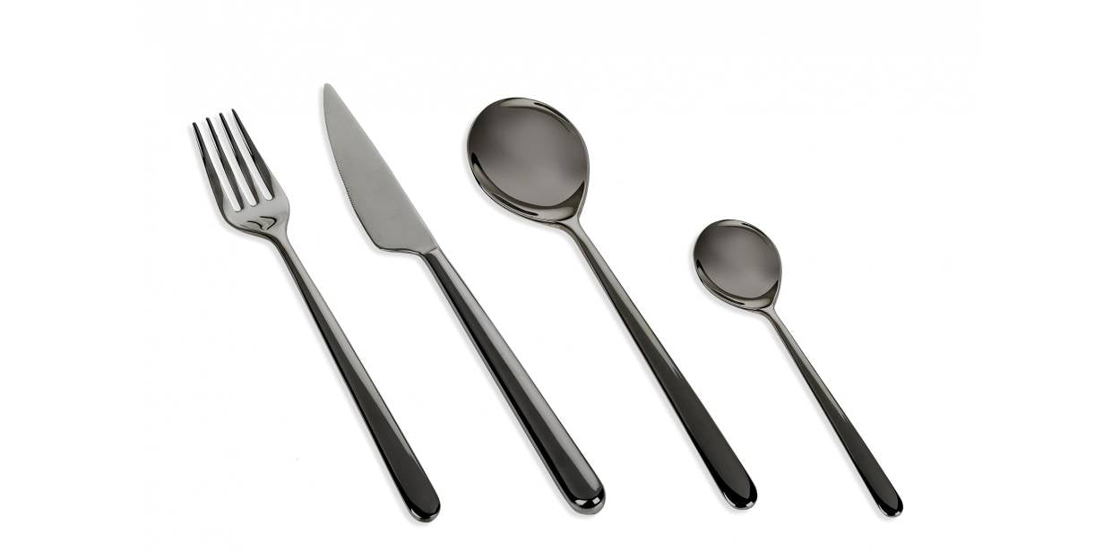 MEPRA Posate Stiria oro nero 24pz