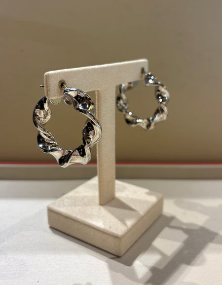 Orecchini a Cerchio in Argento 925