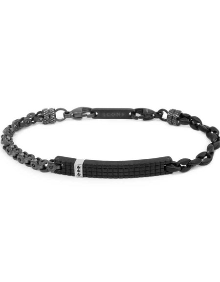 MARLÙ Bracciale uomo catena marine mechanical e catena marine