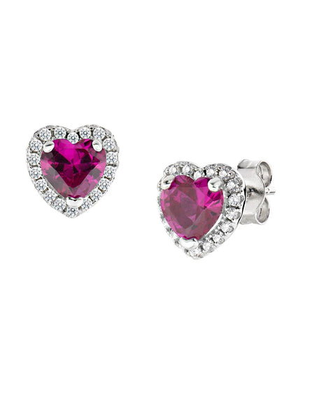 Amen Orecchini Dolce Cuore Rubino