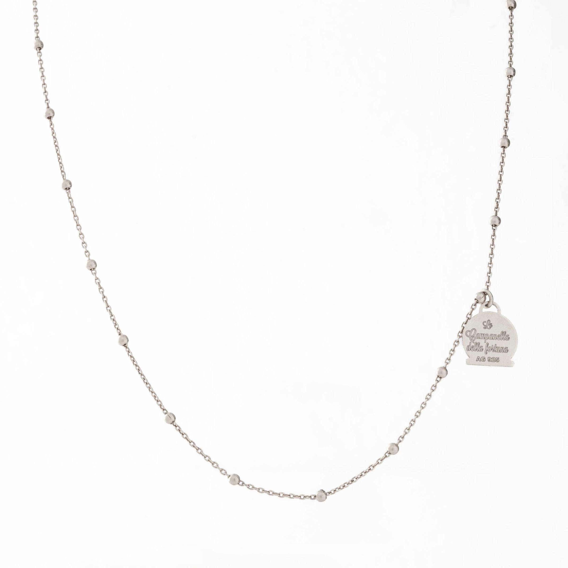 Catena con Logo corta argento 925 °/°° CAPRI byMeg