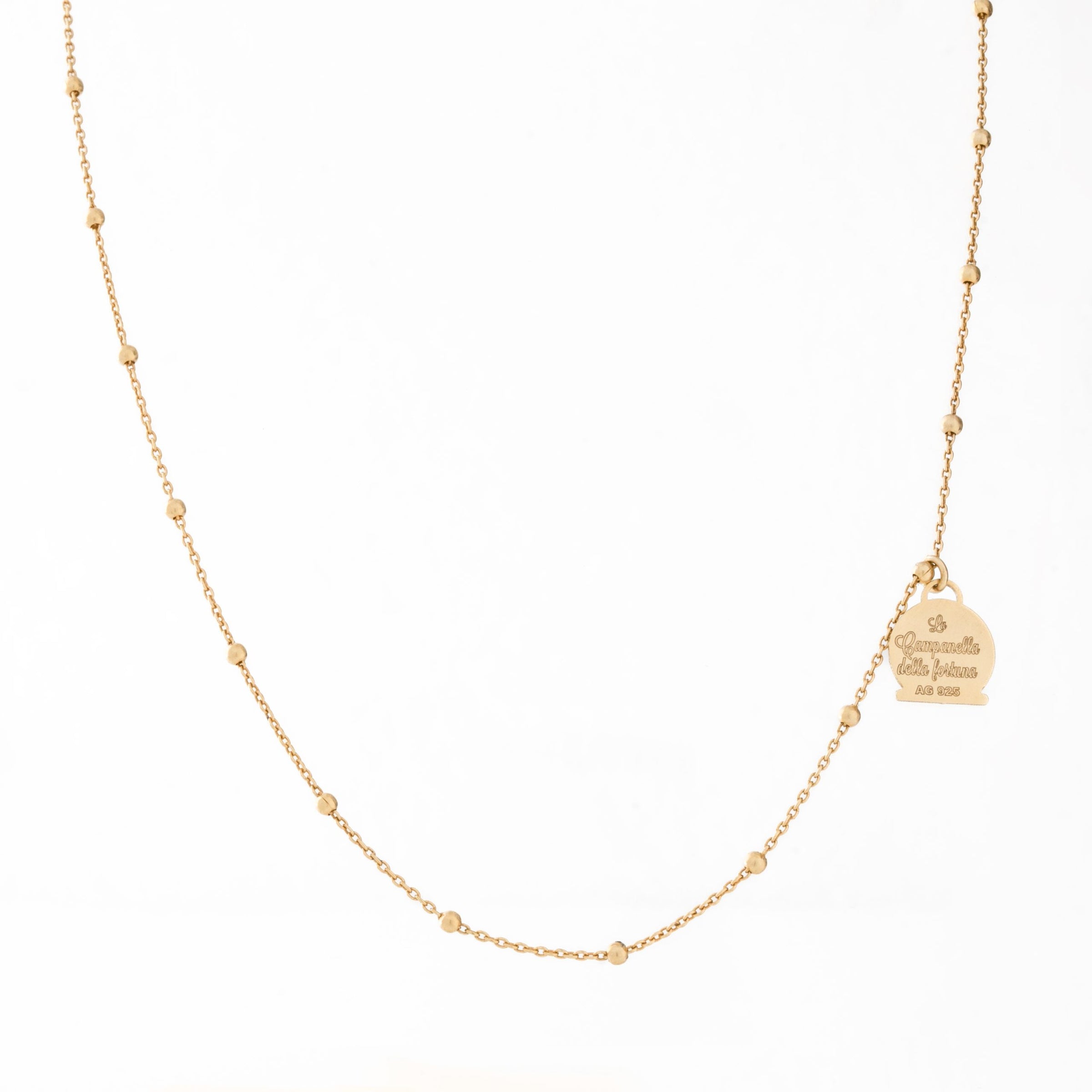 Catena con Logo corta argento 925 °/°° CAPRI byMeg