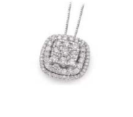 DONNAORO Collana Donna in Oro 18kt e Diamanti 0.90ct