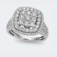 DONNAORO Anello in Oro 18kt e diamanti 1,50ct