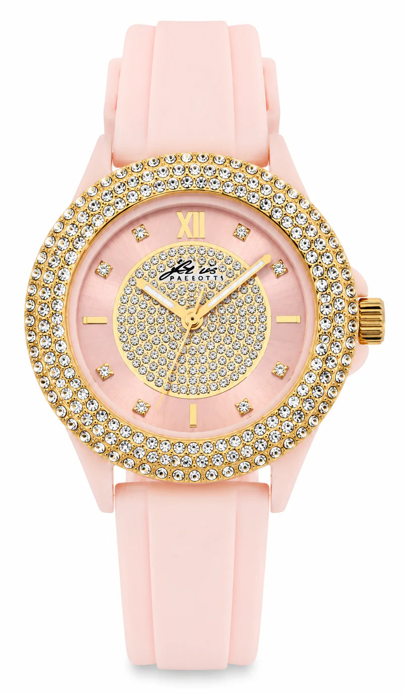 4US Cesare Paciotti Orologio da Donna Rosa chiaro in Silicone