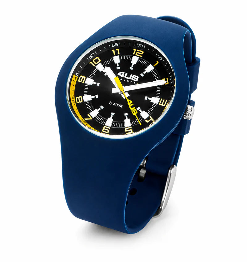 4US Cesare Paciotti Orologio Uomo in Silicone Blu
