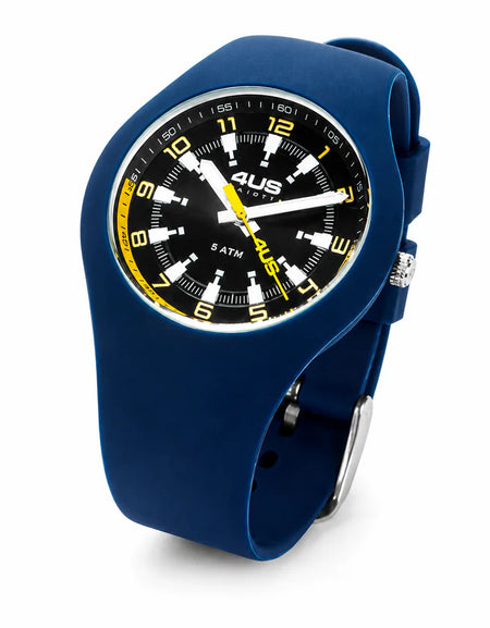 4US Cesare Paciotti Orologio Uomo in Silicone Blu