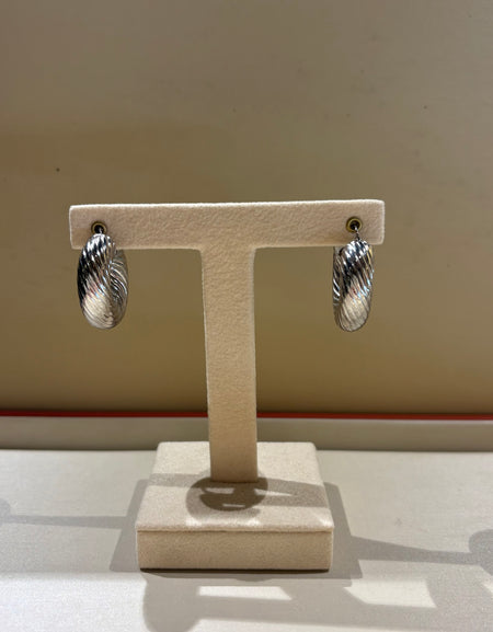 Orecchini a Cerchio in Argento 925