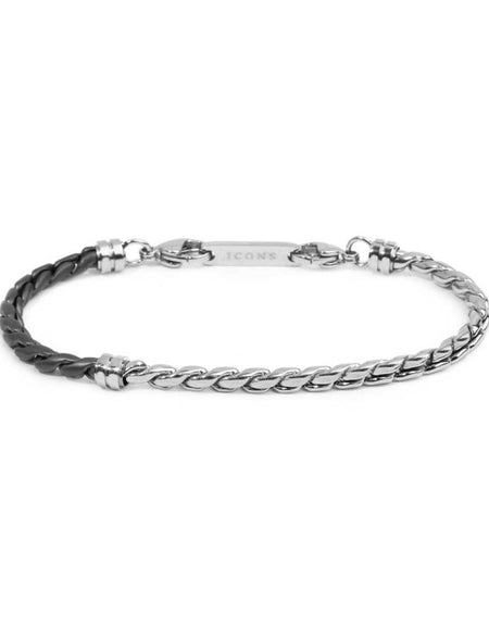 MARLÙ Bracciale uomo catena serpentina