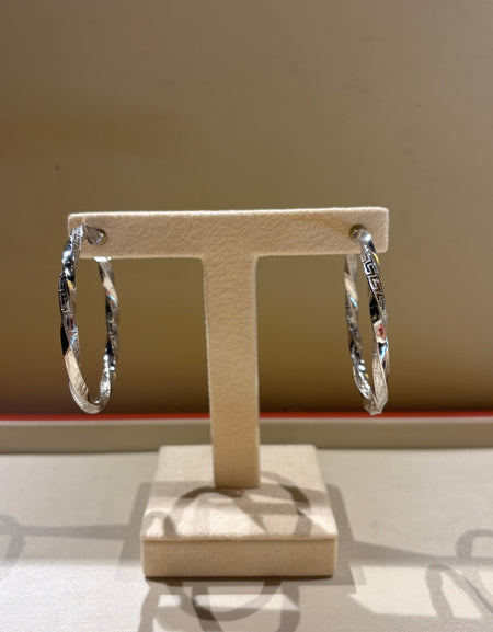 Orecchini a Cerchio in Argento 925