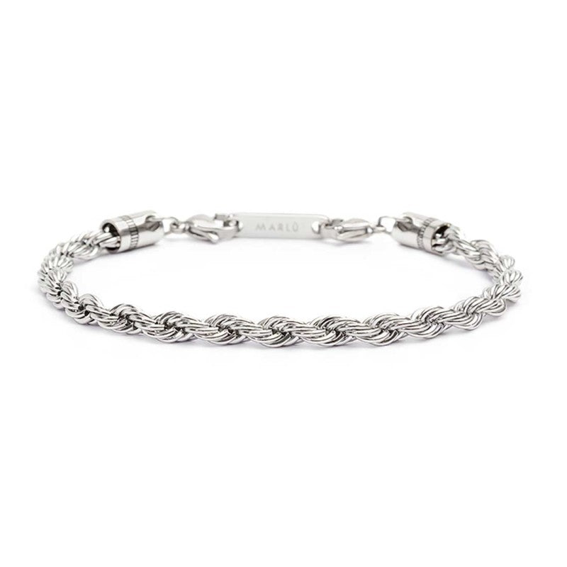MARLÙ Bracciale uomo catena corda 5mm
