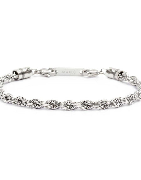 MARLÙ Bracciale uomo catena corda 5mm