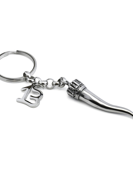 BOCCADAMO MYA Portachiavi della Fortuna con Corno e Numero 13