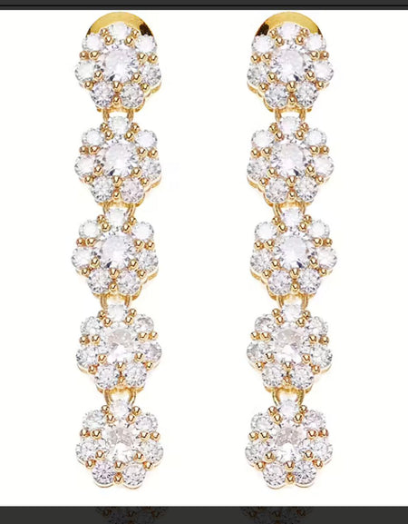 Orecchini Donna OTTAVIANI dorato con zirconi