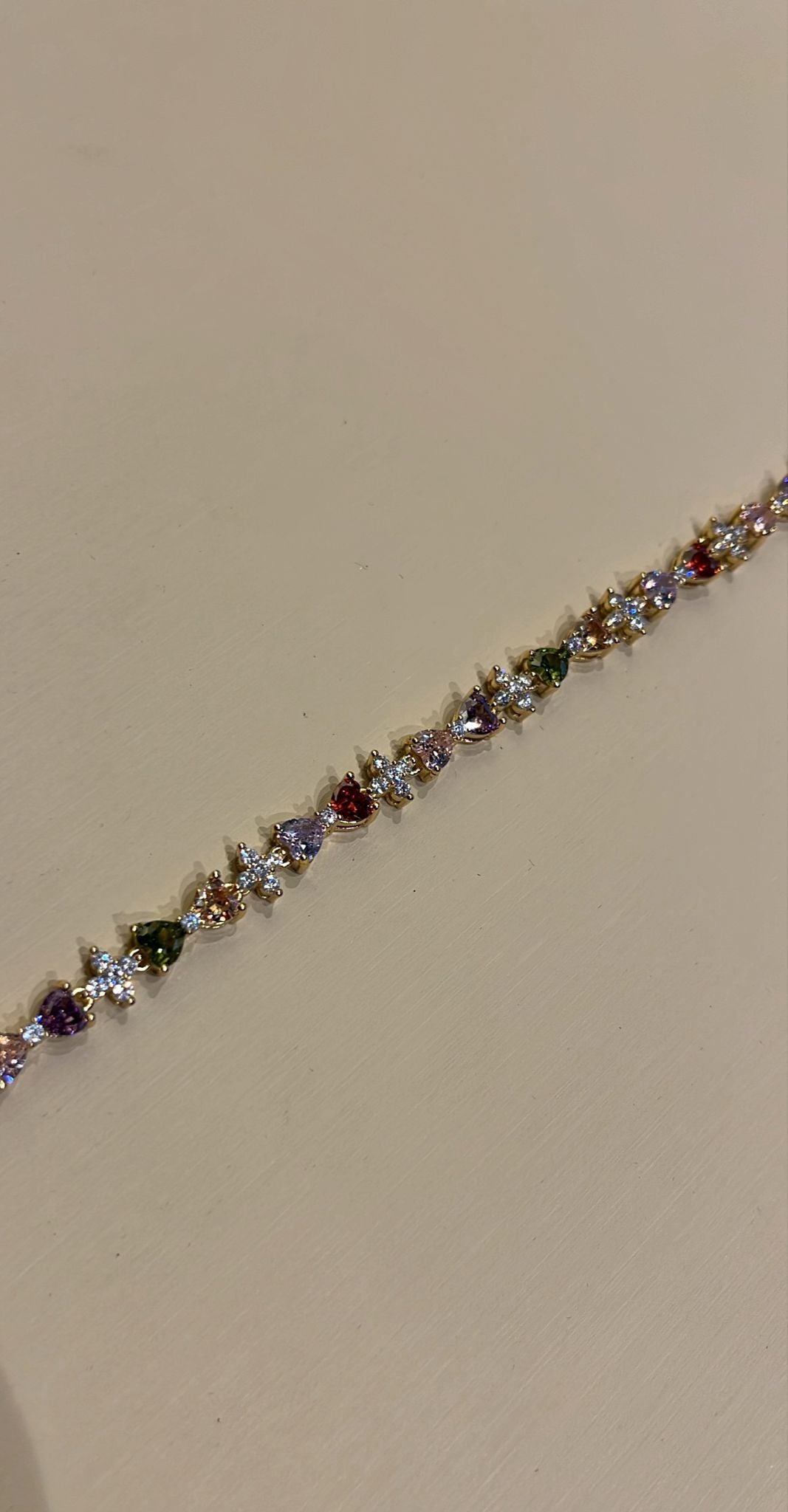 Bracciale Donna OTTAVIANI dorato con pietre colorate