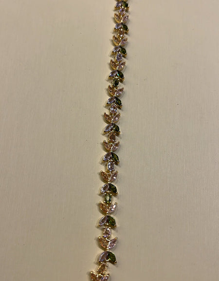 Bracciale Donna OTTAVIANI dorato con pietre colorate