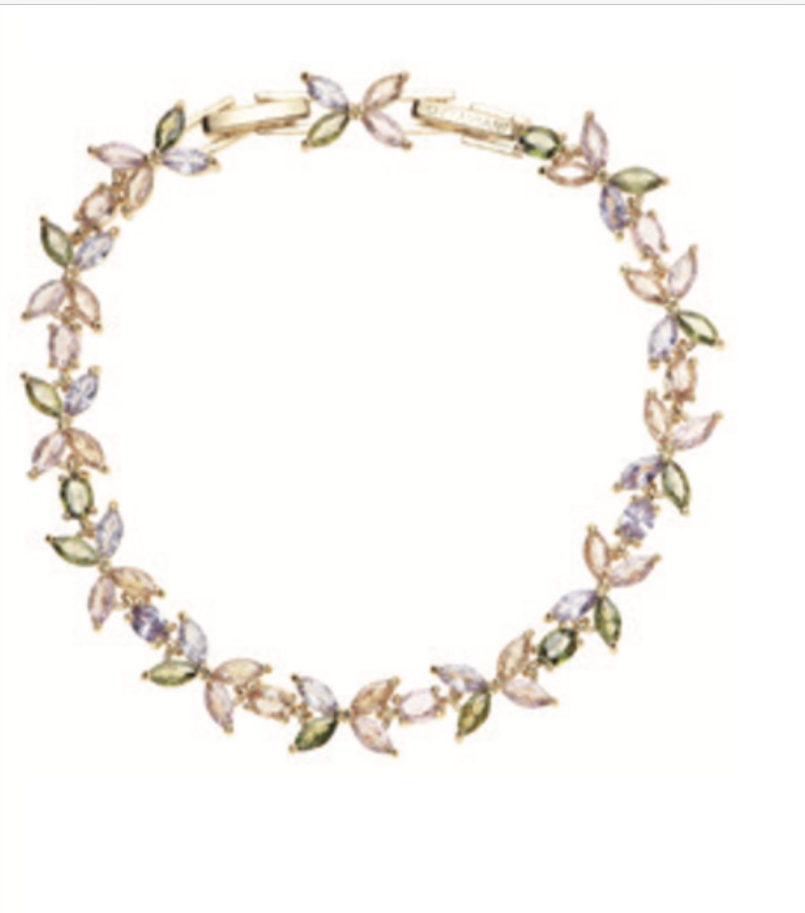 Bracciale Donna OTTAVIANI dorato con pietre colorate