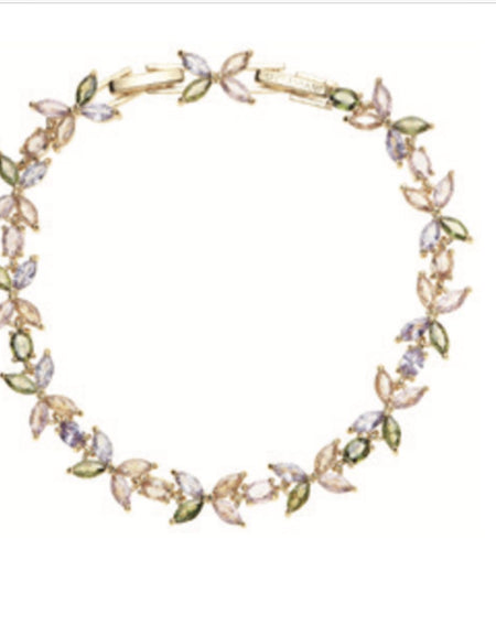 Bracciale Donna OTTAVIANI dorato con pietre colorate