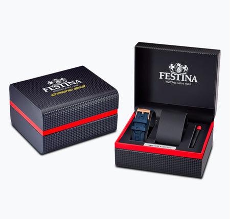 OROLOGIO FESTINA EDIZIONI SPECIALI F20524/1 BLU CINTURINO IN ACCIAIO, UOMO