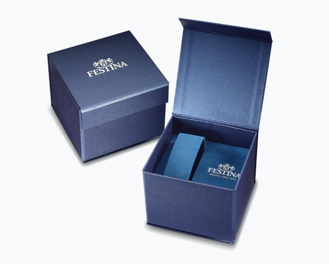 OROLOGIO FESTINA F20623/4 NERO CINTURINO IN ACCIAIO INOSSIDABILE 316L, UOMO